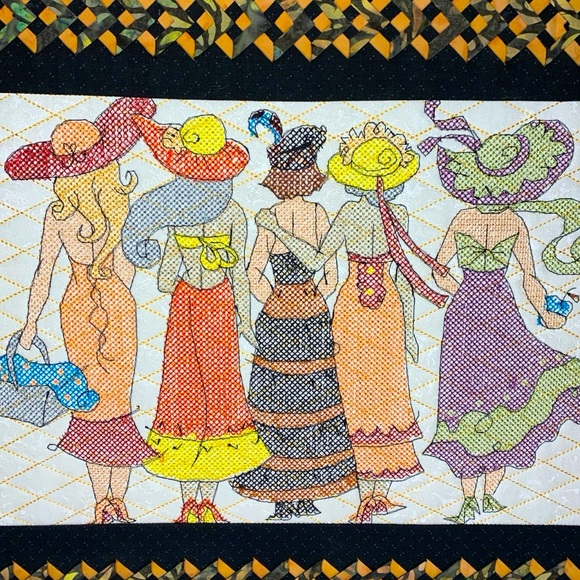 1970’s Ladies in the Sun Needlework - Picture 2 of 4